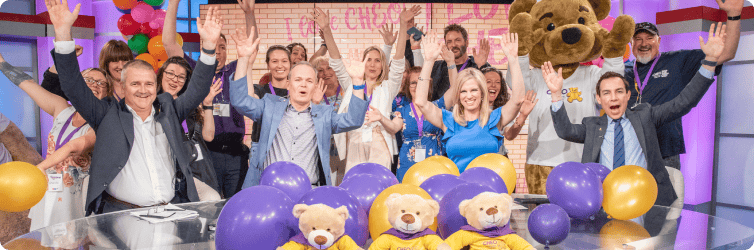 CTV Staff Celebrating CHEO fundraising efforts