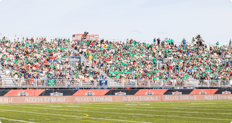 Fans cheer at CFL Touchdown Atlantic